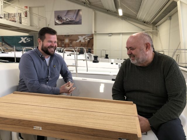 Service manager at X-Yachts retires