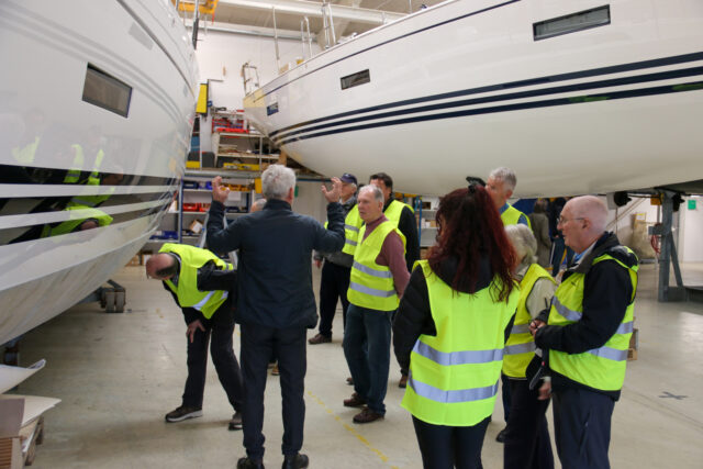 X-Yachts Owners Association UK, visiting the yard!