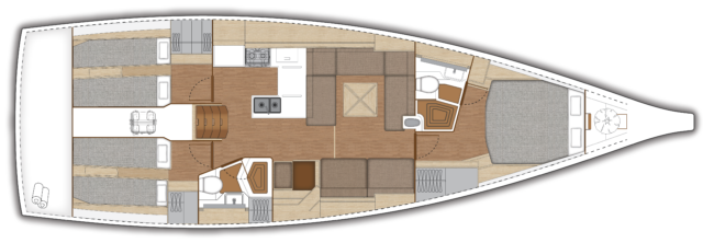 C1 3-Cabin Standard Layout